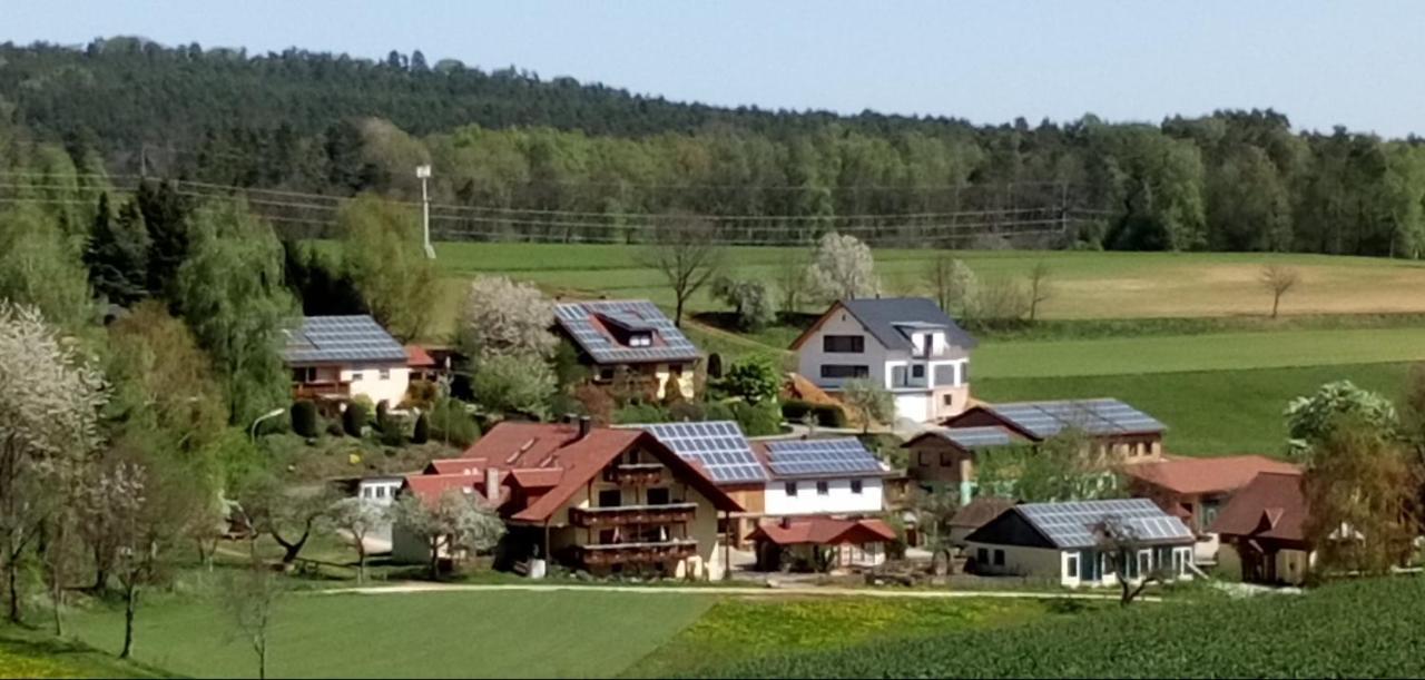Apartment Mit Gartenblick Eckersdorf Exterior foto
