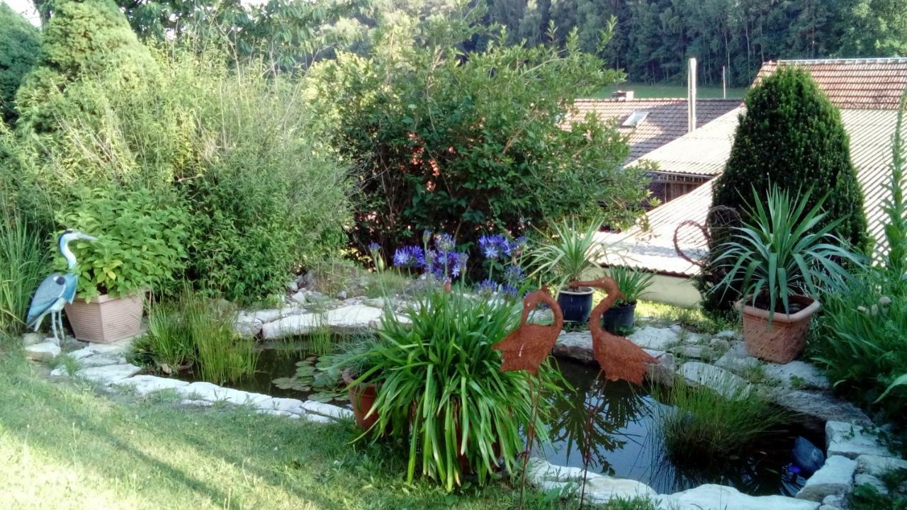 Apartment Mit Gartenblick Eckersdorf Exterior foto