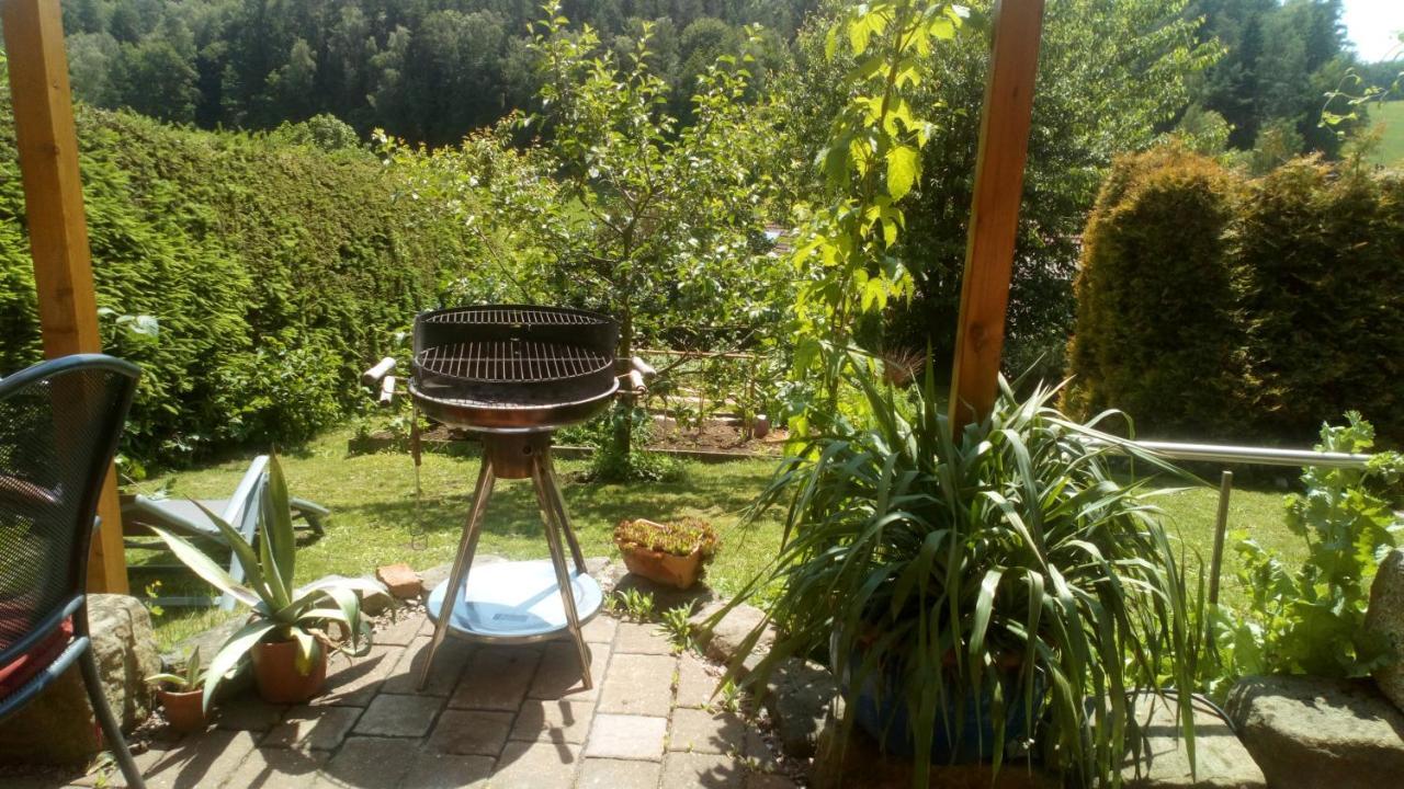 Apartment Mit Gartenblick Eckersdorf Exterior foto
